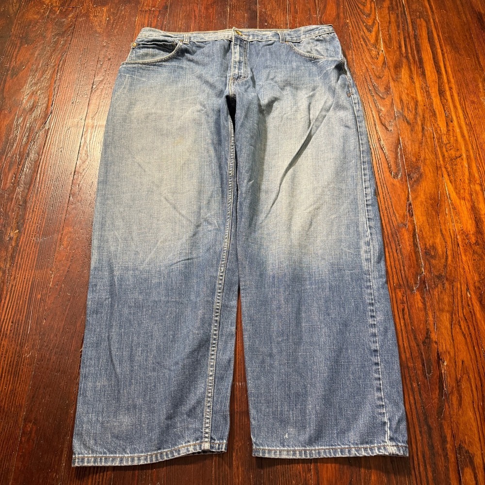 Levis Silvertab Jeans Mens 42x32 Dark Wash Baggy Y2K 90s Skater Grunge Faded